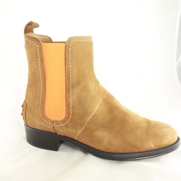 Patrizio Dolci Shoes - PATRIZIO DOLCI Italian Caramel Suede Chelsea Boots